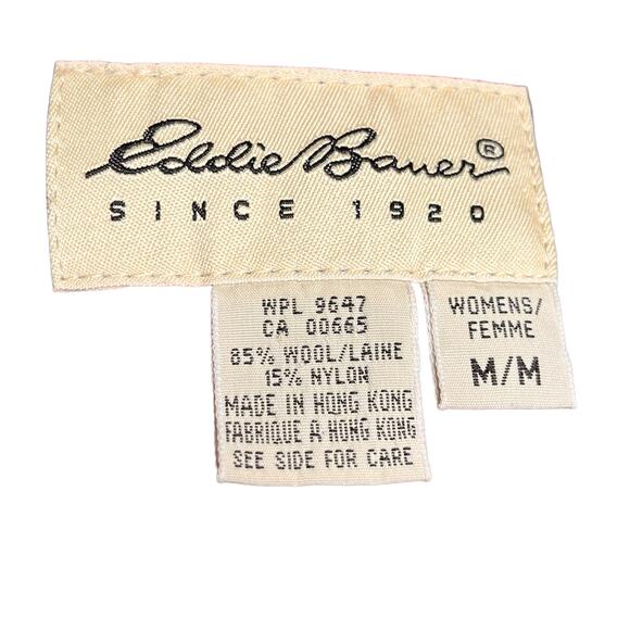 Vintage Eddie Bauer Vest Wool Red Plaid Lumberjack Women's M - Picture 4 of 9